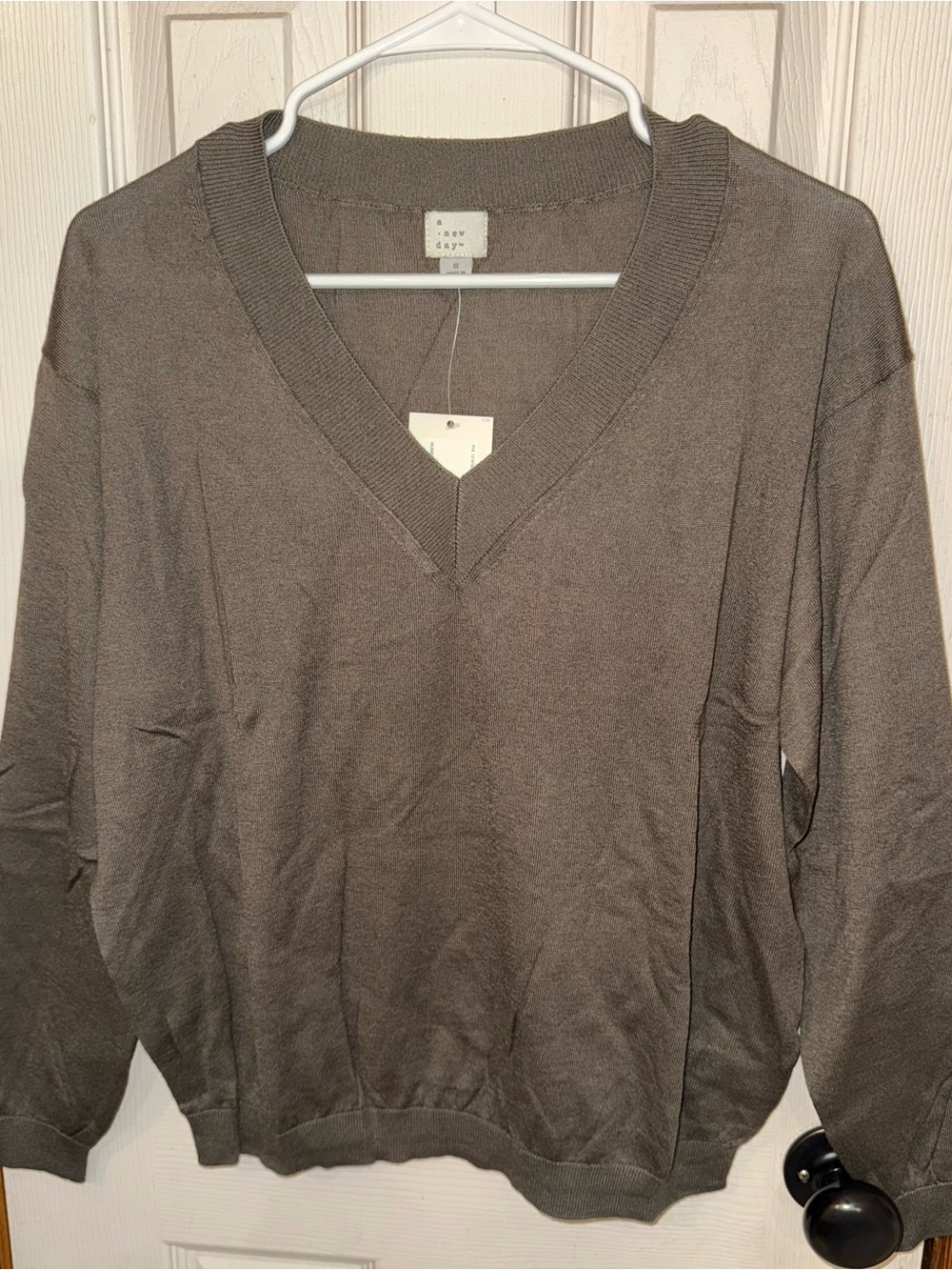 A New Day Thin V-Neck Sweater